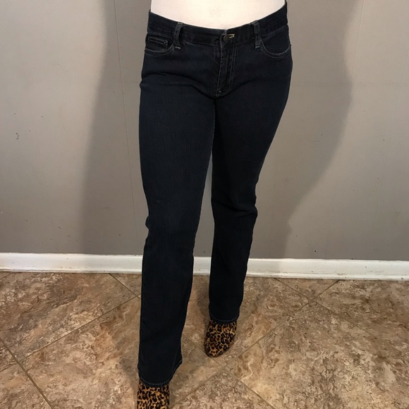 J Crew Hipslung Boot Cut Dark Wash Denim Jeans